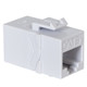 CAT5e RJ45 Keystone Coupler in HD Style - White, Single - IC107C5EWH CAT5e RJ45 Keystone Coupler in HD Style - White, Single - IC107C5EWH